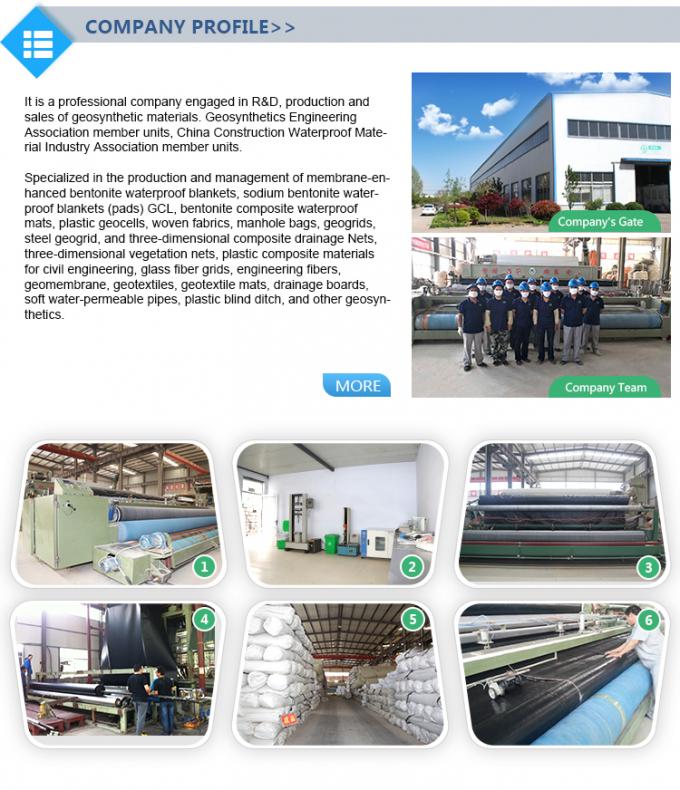 Bentonite Geotextile per rivestimento di stagni Bentonite naturale di sodio Rivestimento di argilla geosintetica 19