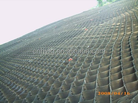 Stabilizzatori di ghiaia a geocelle in HDPE per rinforzo delle pareti di sostegno e protezione dei pendii 7