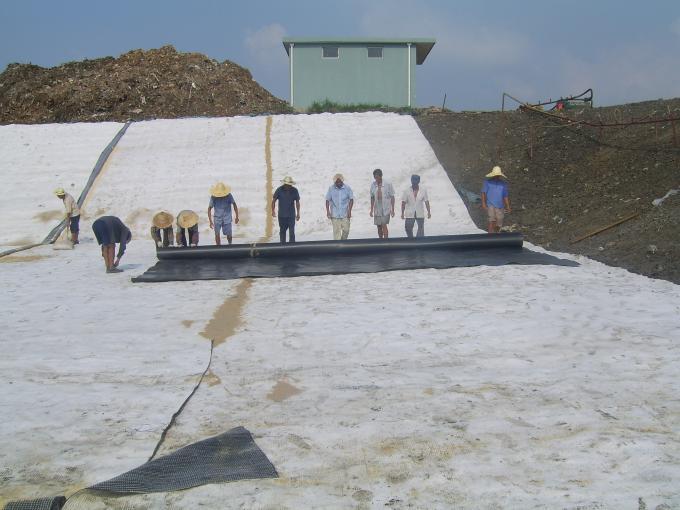 3500g-8500g/m2 Bentonite Hydrain Mat Waterproof Blanket per rivestimenti in argilla geosintetica 10