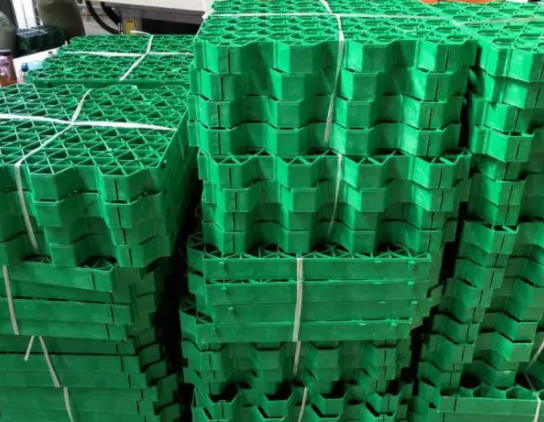 Stabilizzazione del traffico pedonale e dei veicoli grazie al paesaggio di rete di plastica 10