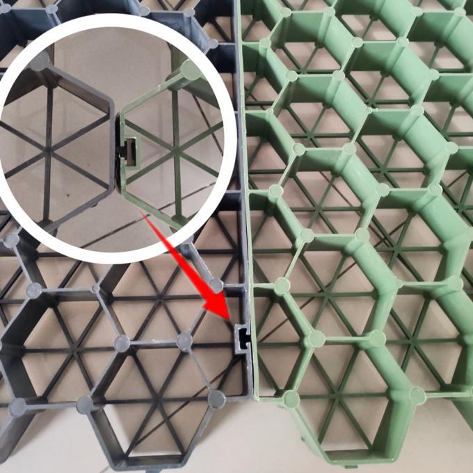 Griglie di pavimentazione per erba in HDPE versatili per varie applicazioni di parcheggio e di strada 4